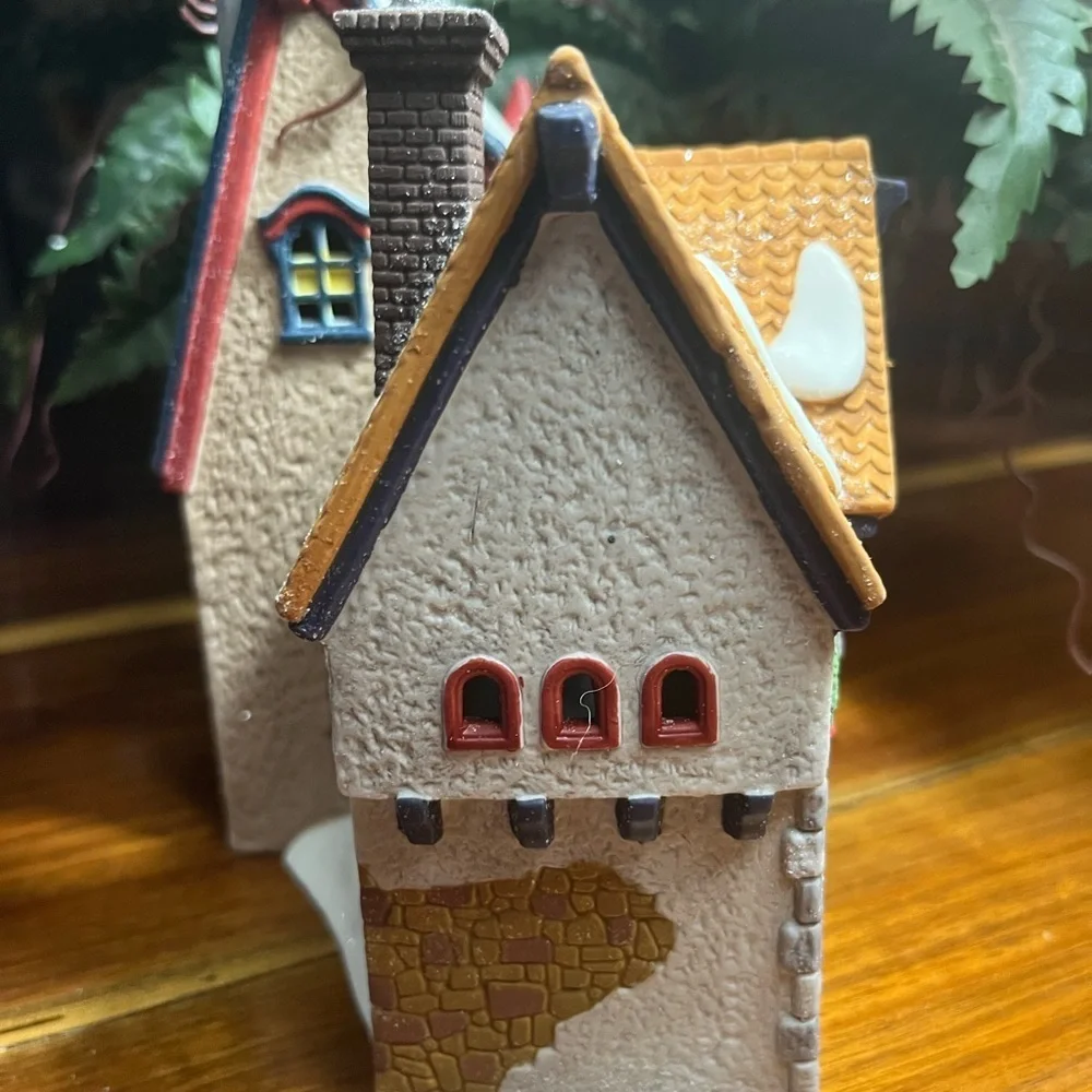 Department 56 Festive Village House with Warm Lights